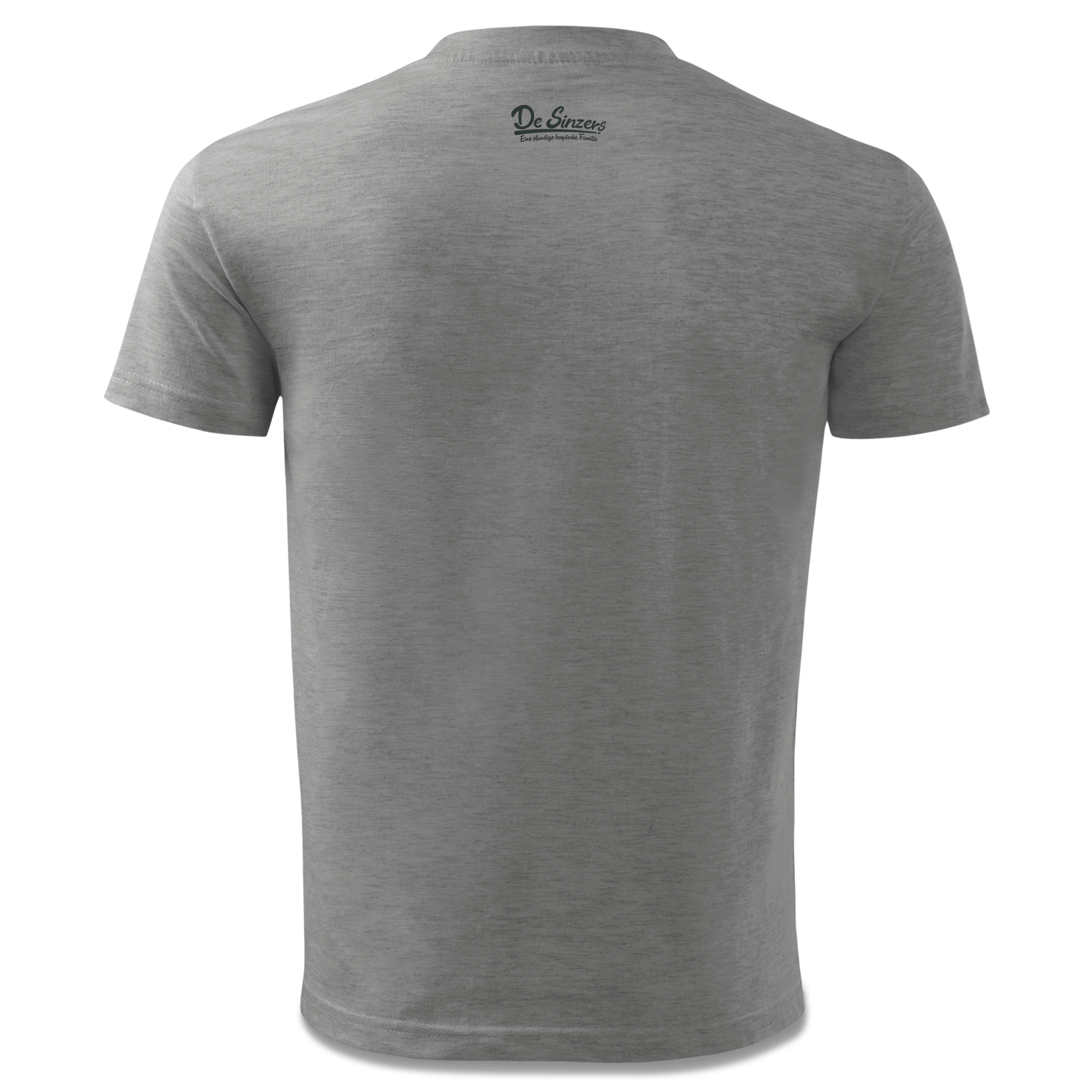 Da Sinzer Staplerfahrer T Shirt Kinder Grau Meliert Holzweg Back