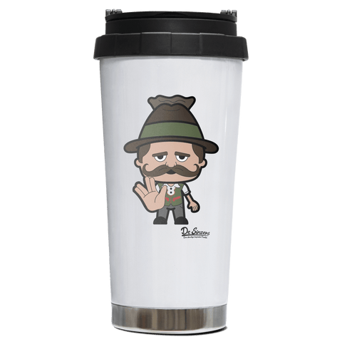 Da Sinzer Star Trek Fingers Edelstahl Trinkbecher To Go 470ml Weiss Wildbarren Front