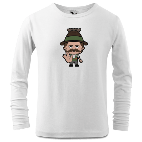 Da Sinzer Star Trek Fingers Longsleeve Kinder Weiss Westerndorf Front