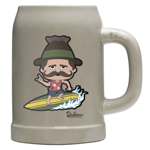 Da Sinzer Summer Edition Bierkrug 500ml Grau Watzmann Front