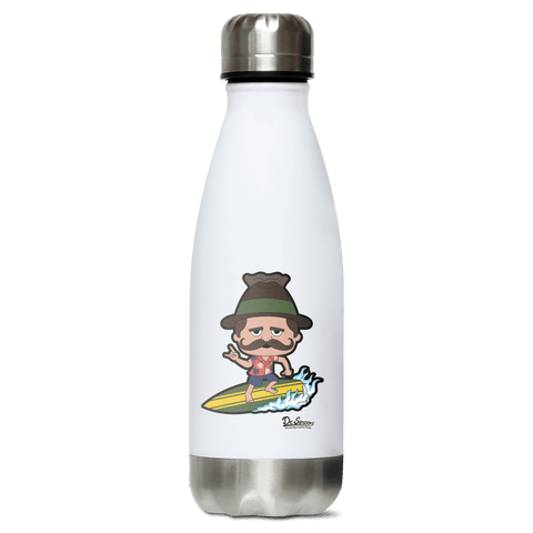 Da Sinzer Summer Edition Edelstahl Thermoflasche 350ml Weiss Silber Kreuzspitze Front