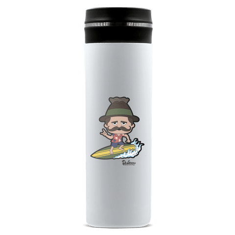 Da Sinzer Summer Edition Edelstahl Thermoflasche 450ml Weiss Geigelstein Front