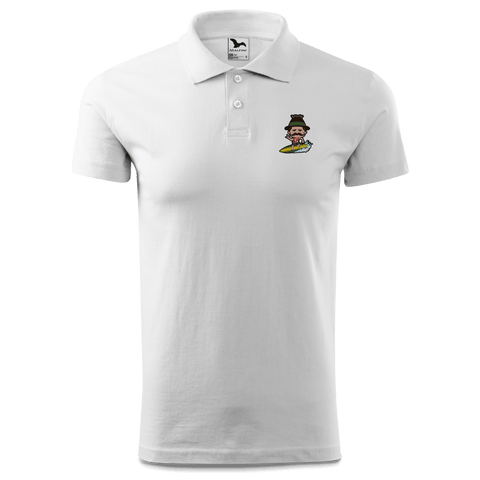 Da Sinzer Summer Edition Polo Shirt Herren Weiss Murnau Front