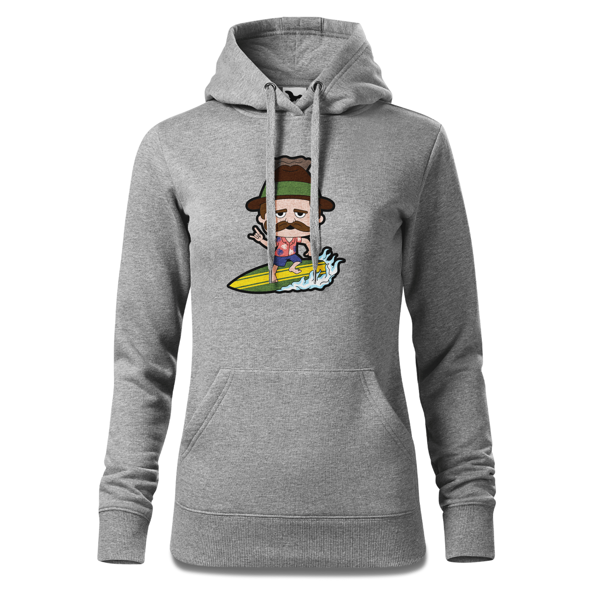 Da Sinzer Summer Edition Sweatshirt Hoody Damen Grau Meliert Kieling Front
