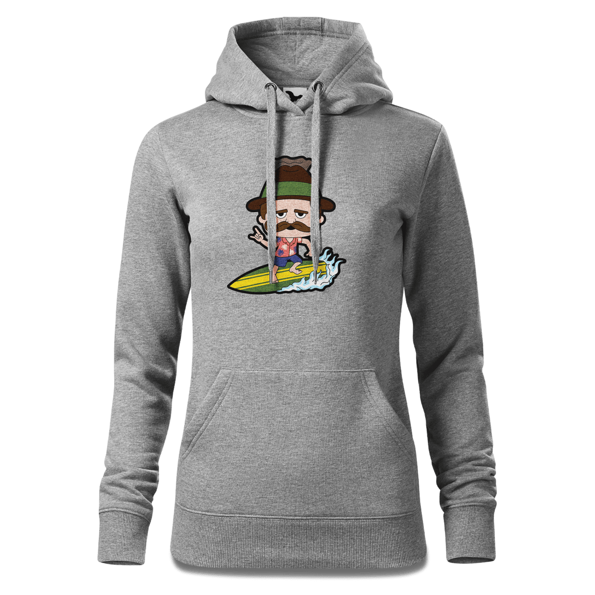 Da Sinzer Summer Edition Sweatshirt Hoody Damen Grau Meliert Kieling Front