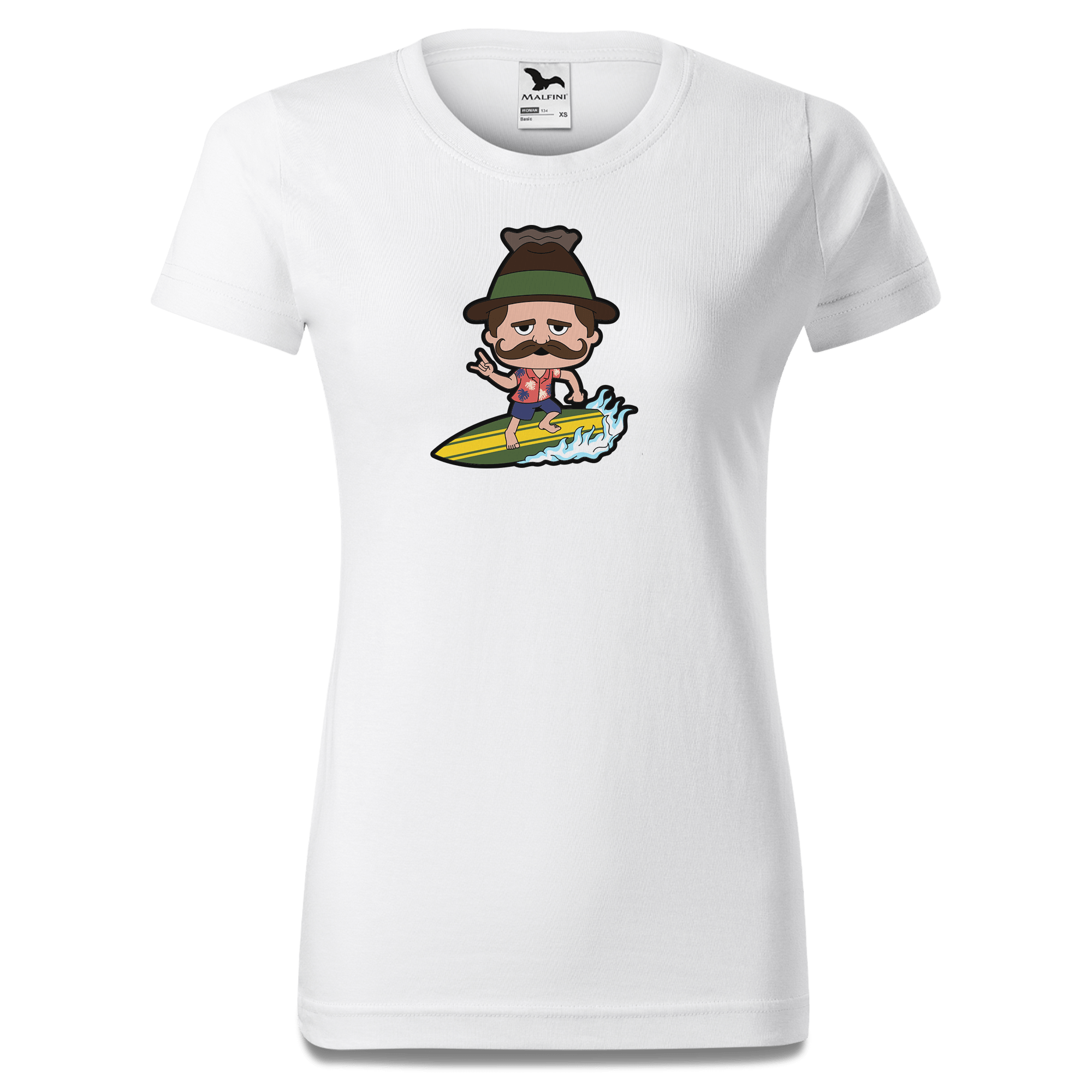 Da Sinzer Summer Edition T Shirt Damen Weiss Gehering Front