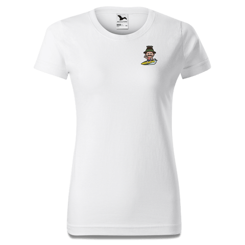 Da Sinzer Summer Edition T Shirt Damen Weiss Kragling Front