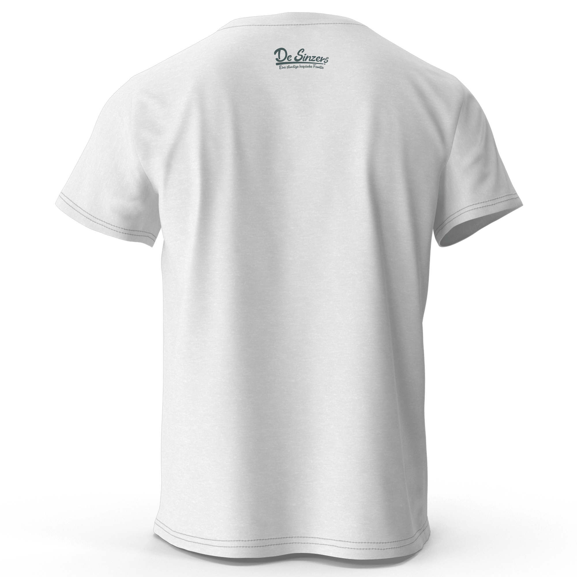 Da Sinzer Winter Edition T Shirt Kinder Weiss Seilbahnweg Back