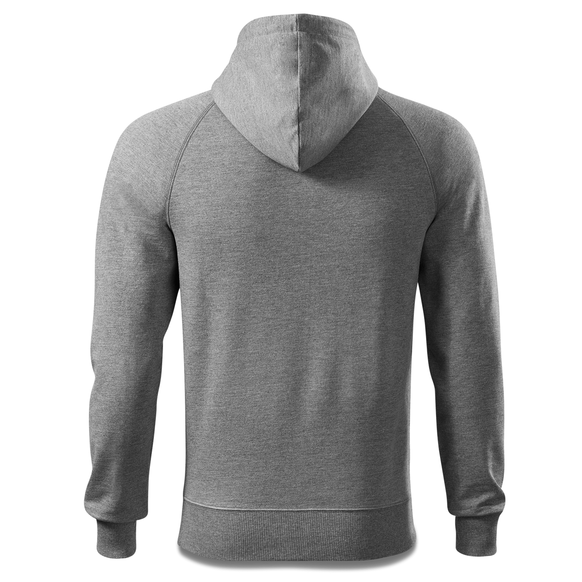 De Oid Sinzers Paar Gartenbank Sweatshirt Zip Hoody Herren Grau Meliert Lauterbacherfilze Back