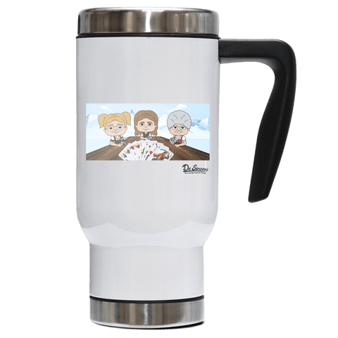 De Sinzers Buam Schafkopfspiel Edelstahl Thermobecher To Go 500ml Weiss Kindlwand Front