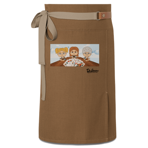 De Sinzers Buam Schafkopfspiel Schuerze Vorbinder Braun Haidham Front