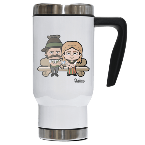 De Sinzers Paar Gartenbank Edelstahl Thermobecher To Go 500ml Weiss Kindlwand Front