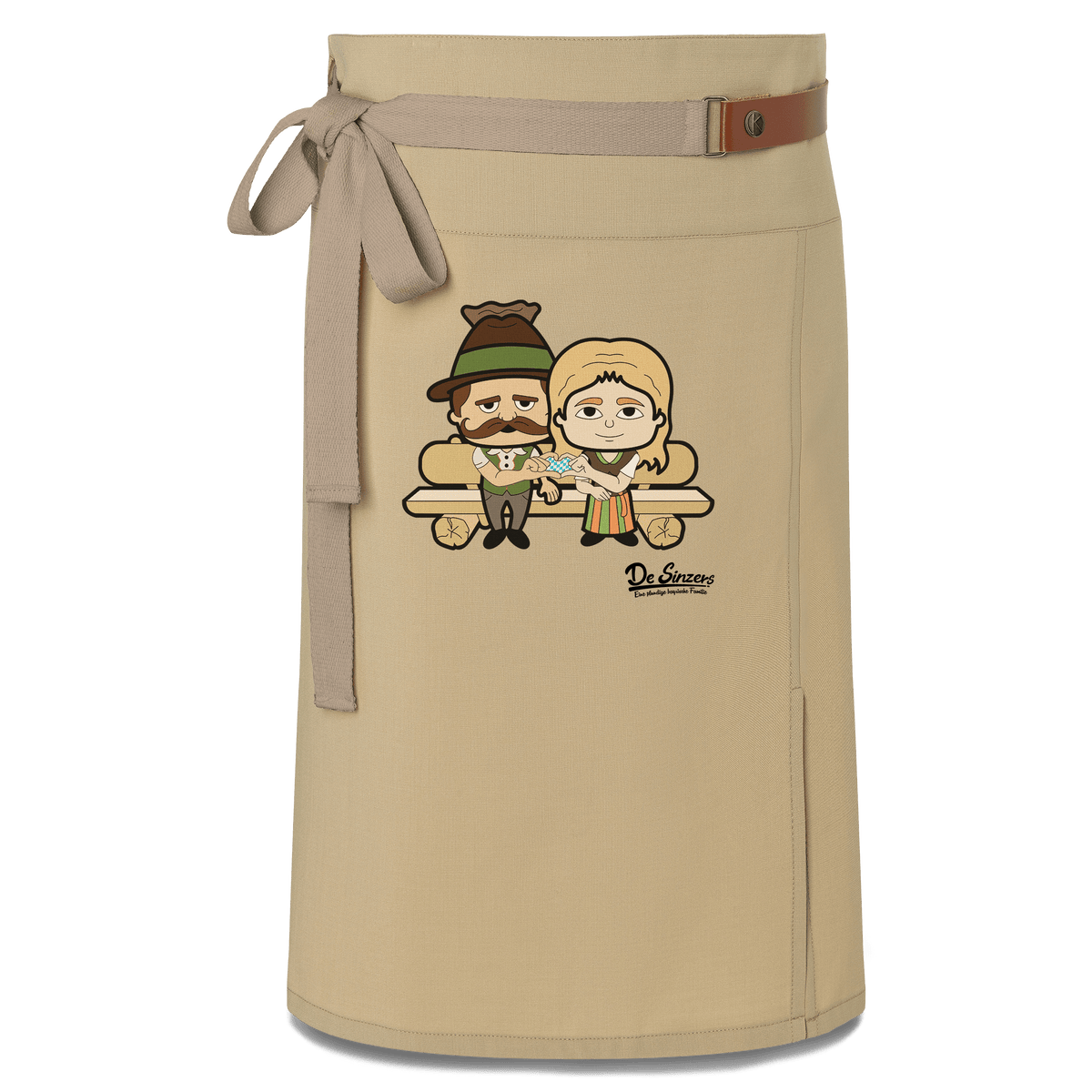 De Sinzers Paar Gartenbank Schuerze Vorbinder Sand Nendlberg Front