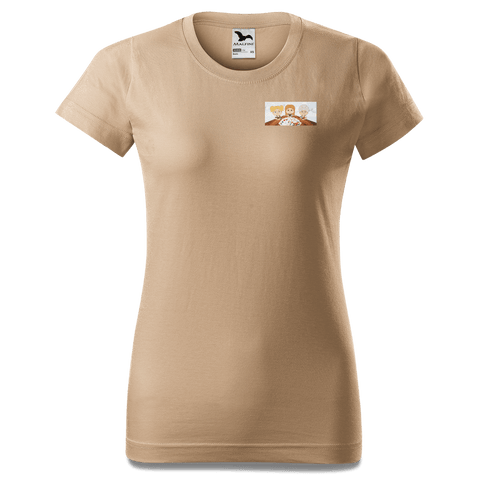 De Sinzers Weiber Schafkopfspiel T Shirt Damen Sand Fussen Front