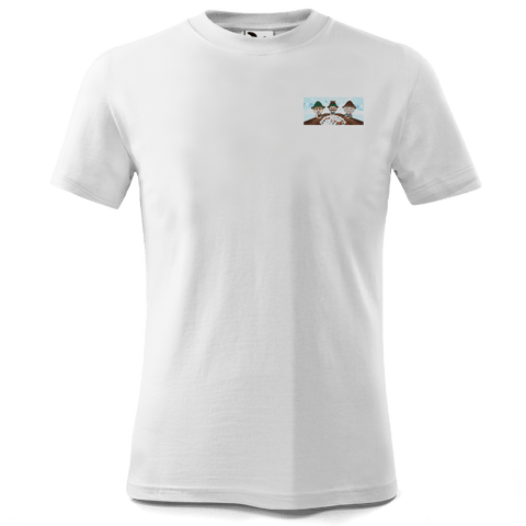 De Sinzers Weiber Schafkopfspiel T Shirt Kinder Weiss Wendlerweg Front