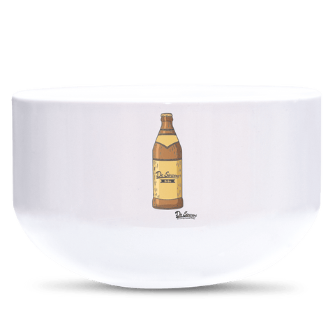 Die Elemente Bierflasche Keramik Mueslischale Weiss 600ml Staffelberg Front