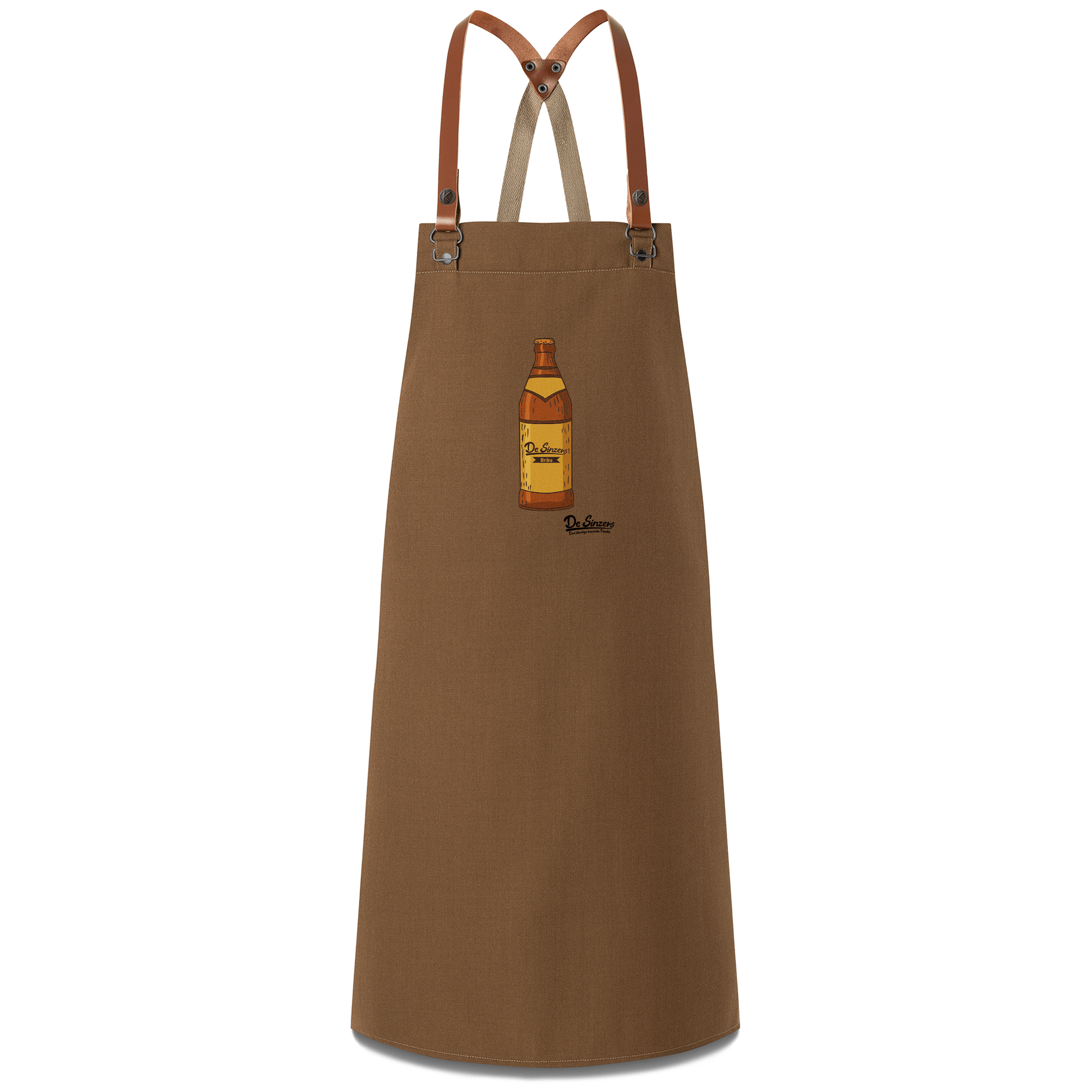 Die Elemente Bierflasche Schuerze Braun Haidbichl Front