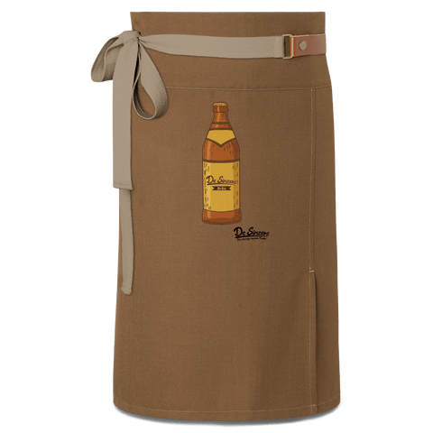 Die Elemente Bierflasche Schuerze Vorbinder Braun Haidham Front