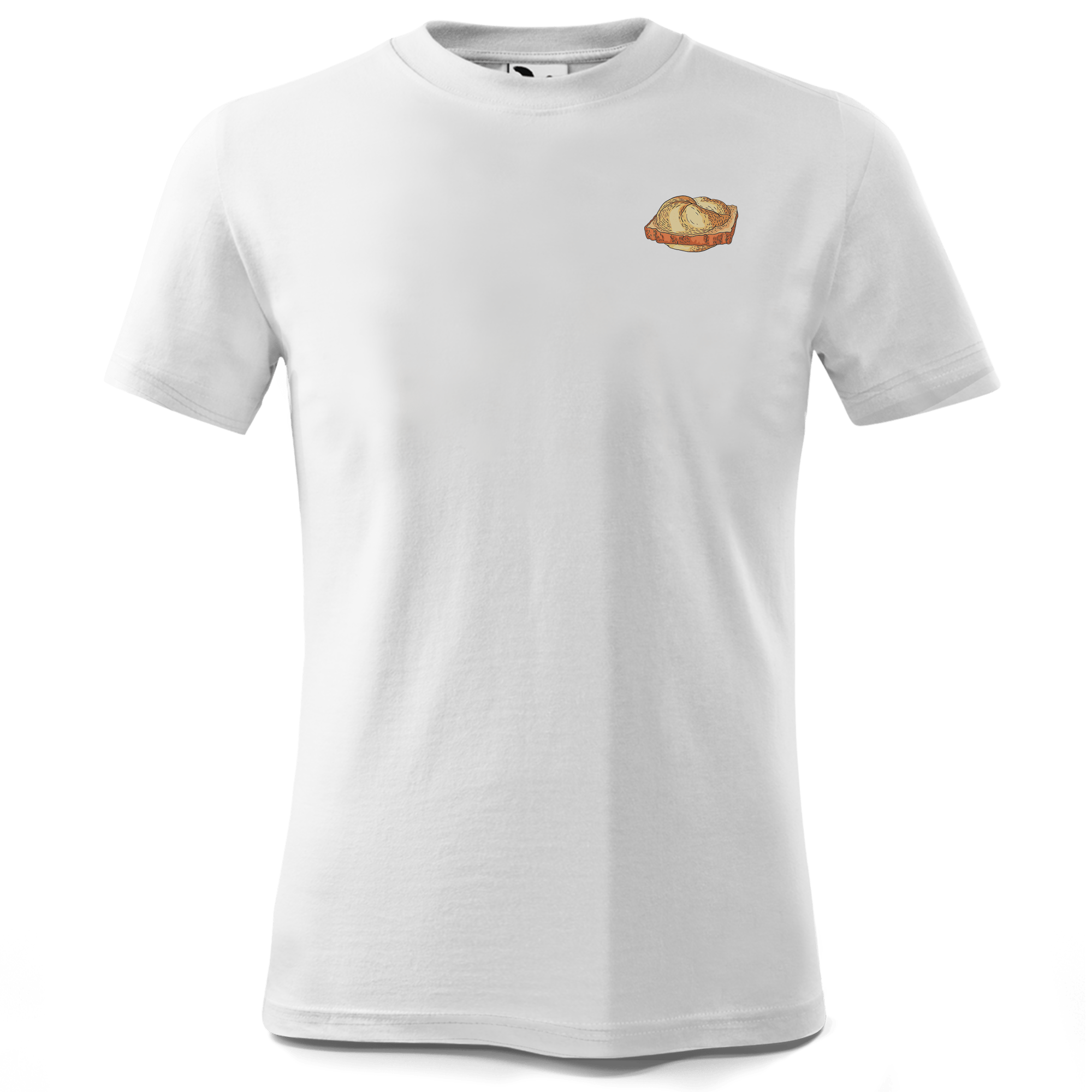 Die Elemente Leberkassemmel T Shirt Kinder Weiss Wendlerweg Front