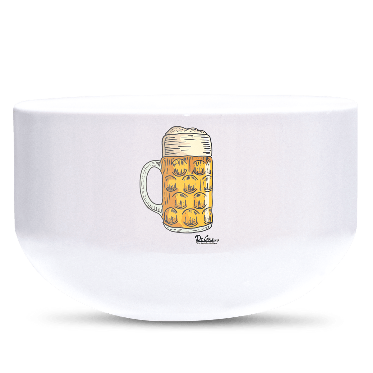 Die Elemente Mass Bier Keramik Mueslischale Weiss 600ml Staffelberg Front