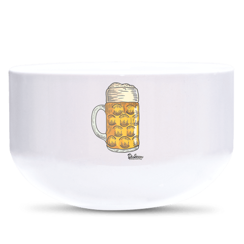 Die Elemente Mass Bier Keramik Mueslischale Weiss 600ml Staffelberg Front