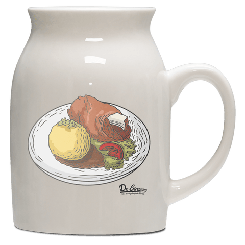 Die Elemente Schweinsbraten Milchkaennchen 320ml Altweiss Benediktenwand Front