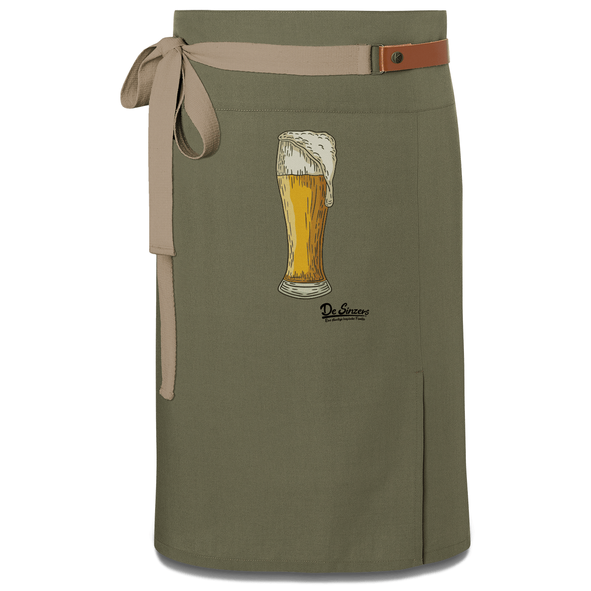 Die Elemente Weissbier Schuerze Vorbinder Gruen Langhausen Front