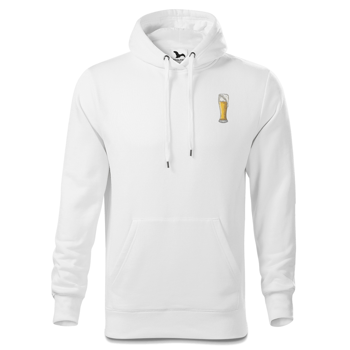 Die Elemente Weissbier Sweatshirt Hoody Herren Weiss Simssee Front