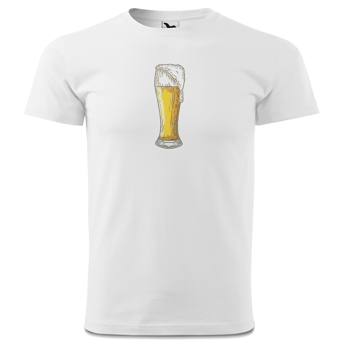 Die Elemente Weissbier T Shirt Herren Weiss Landl Front