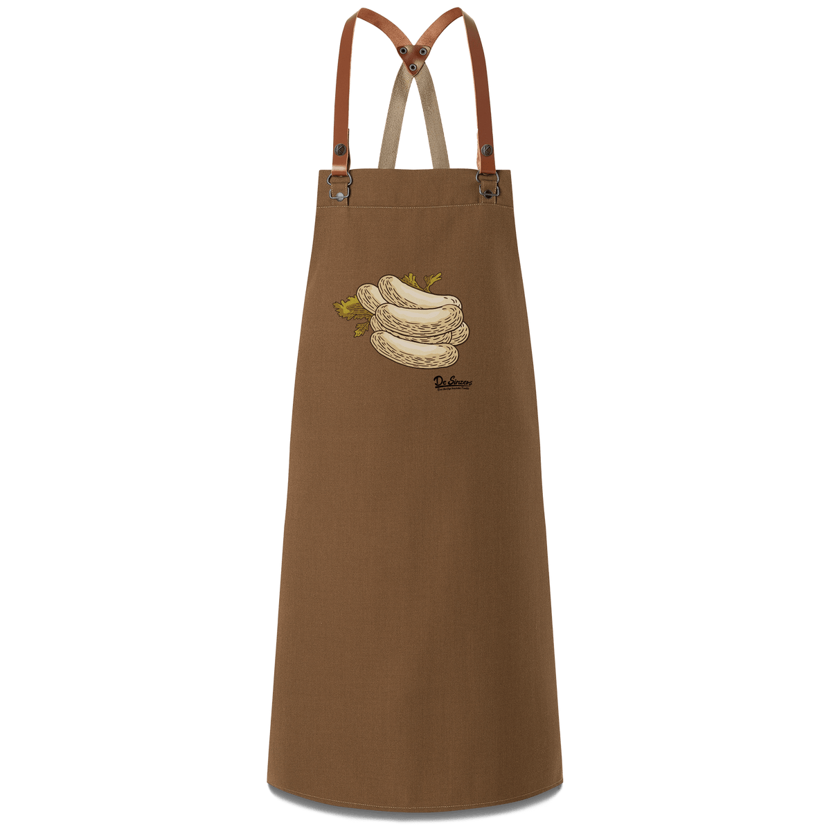 Die Elemente Weisswurscht Schuerze Braun Haidbichl Front