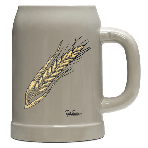 Die Elemente Weizen Bierkrug 500ml Grau Watzmann Front