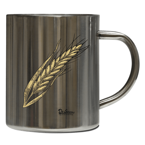 Die Elemente Weizen Edelstahl Kaffeetasse 400ml Grosser Arber Front