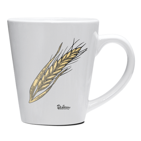 Die Elemente Weizen Keramik Kaffeetasse 200ml Weiss Herzogstand Front