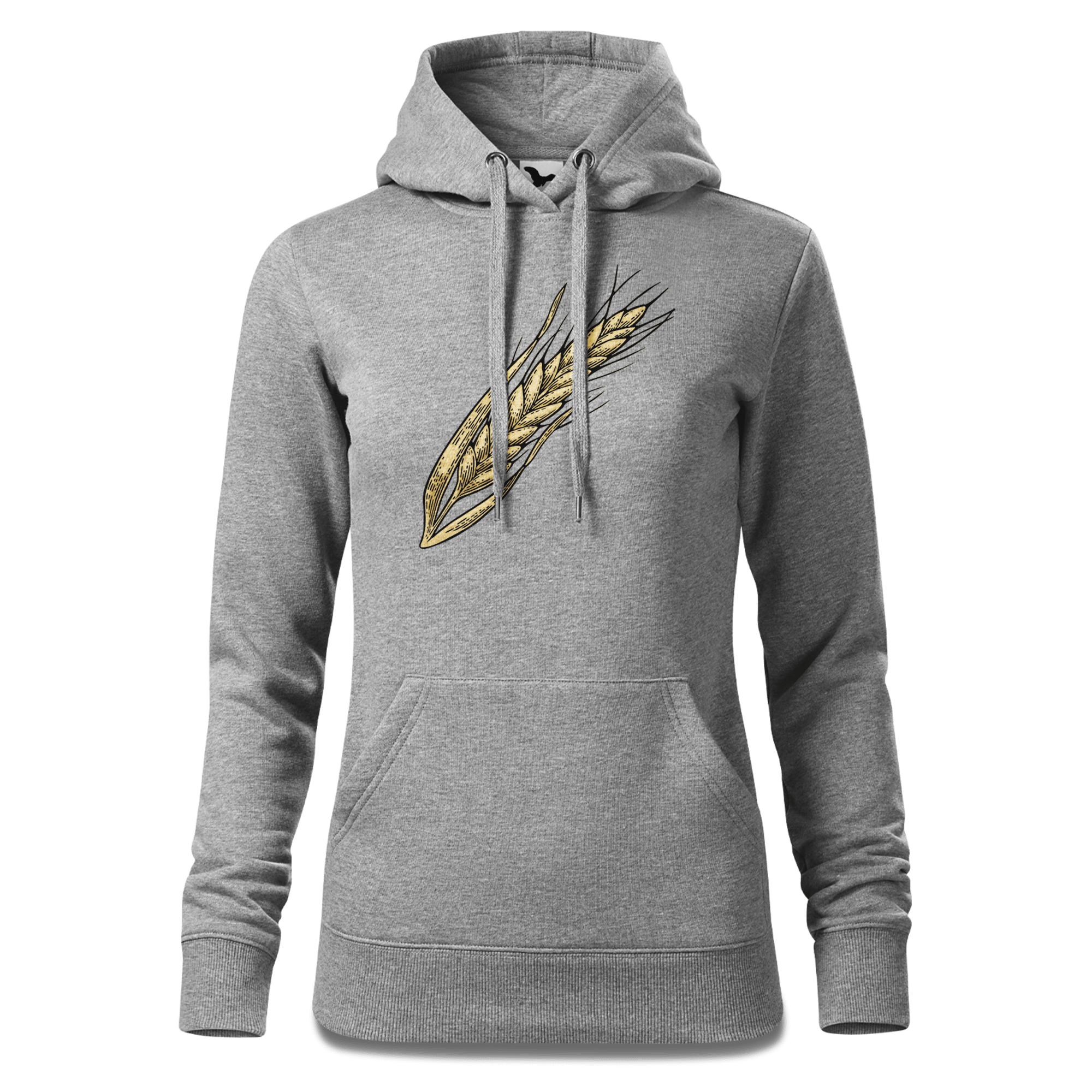 Die Elemente Weizen Sweatshirt Hoody Damen Grau Meliert Kieling Front
