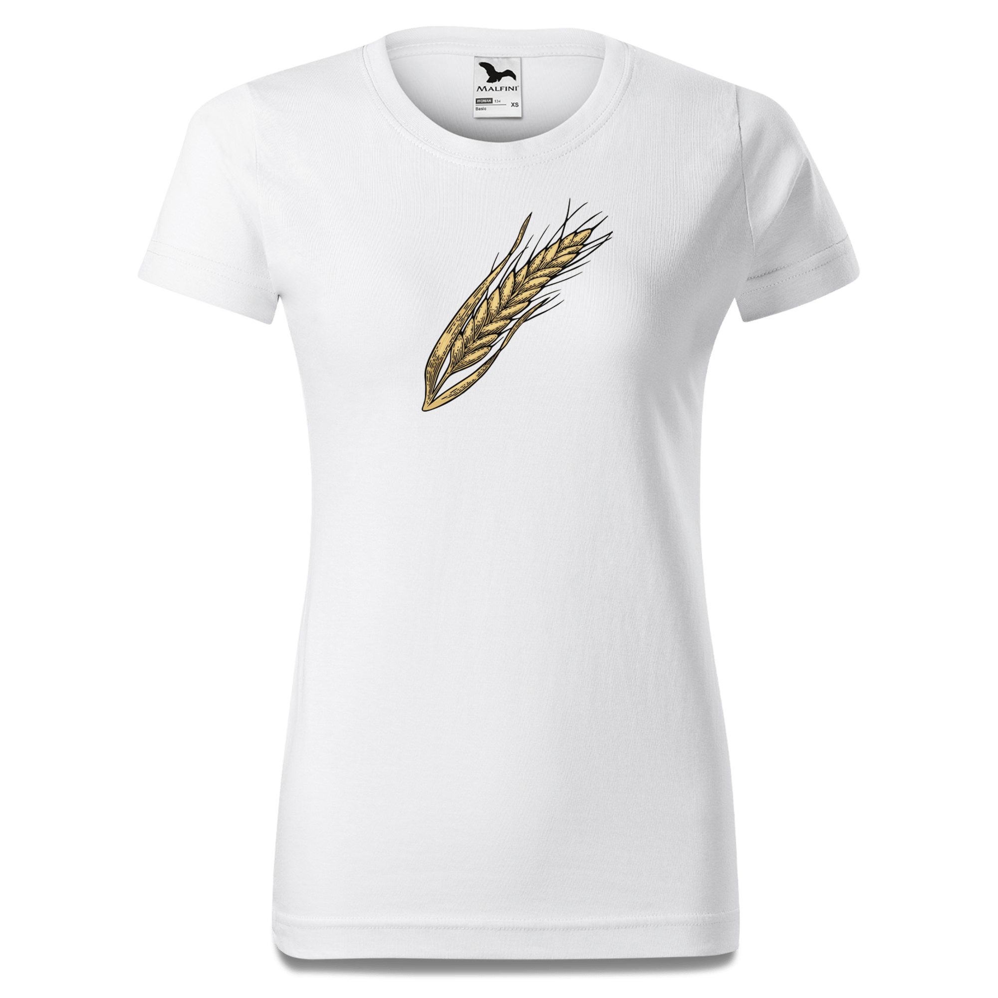 Die Elemente Weizen T Shirt Damen Weiss Gehering Front