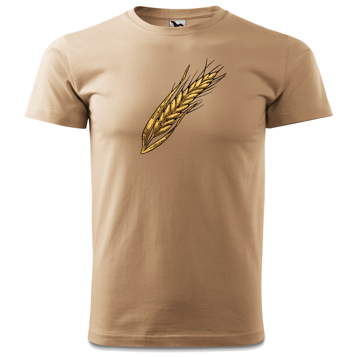 Die Elemente Weizen T Shirt Herren Sand Hofmuehle Front