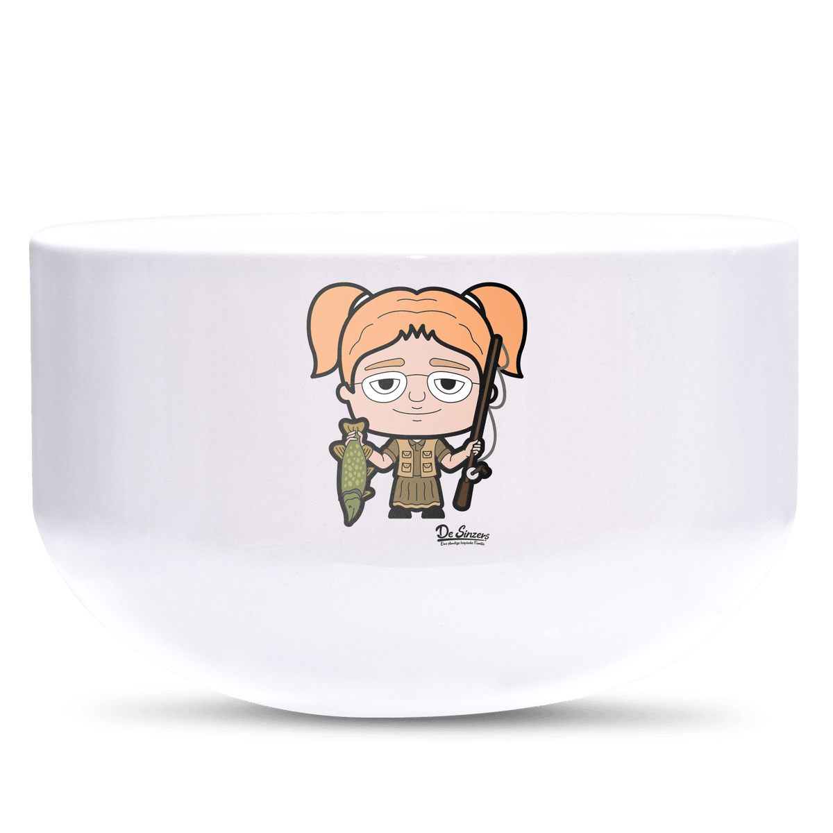 Die Jung Sinzerin Angler Keramik Mueslischale Weiss 600ml Staffelberg Front