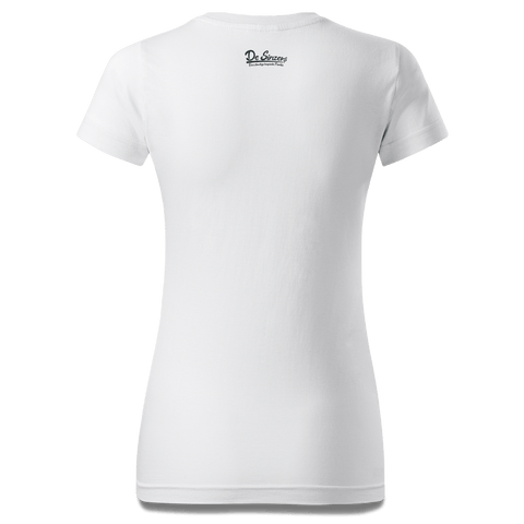 Die Jung Sinzerin Angler T Shirt Damen Weiss Gehering Back