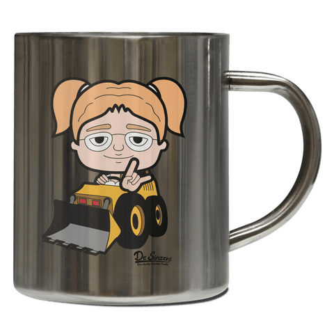 Die Jung Sinzerin Baggerfahrer Edelstahl Kaffeetasse 400ml Grosser Arber Front