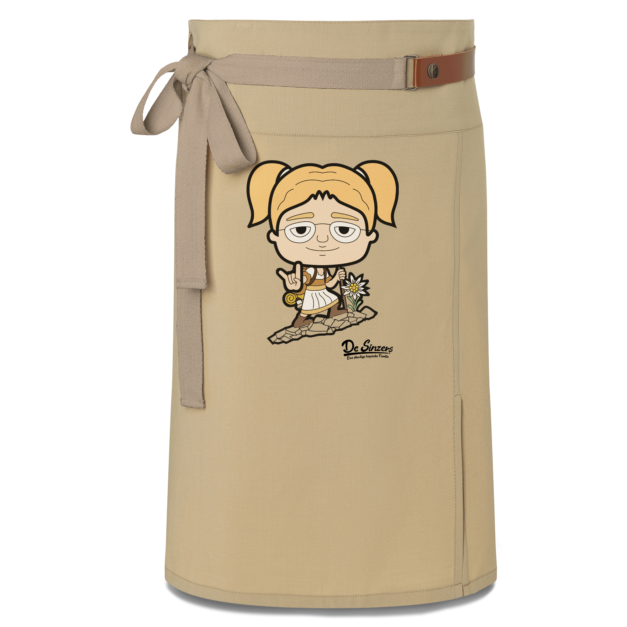 Die Jung Sinzerin Bergsteiger Schuerze Vorbinder Sand Nendlberg Front