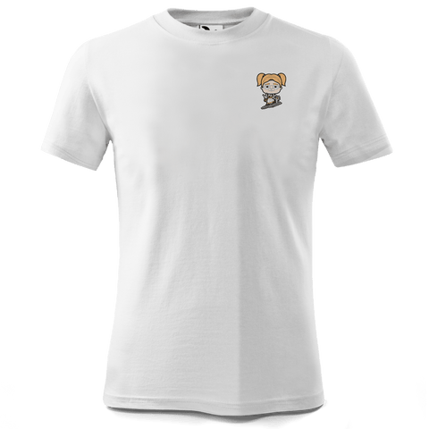 Die Jung Sinzerin Bergsteiger T Shirt Kinder Weiss Wendlerweg Front