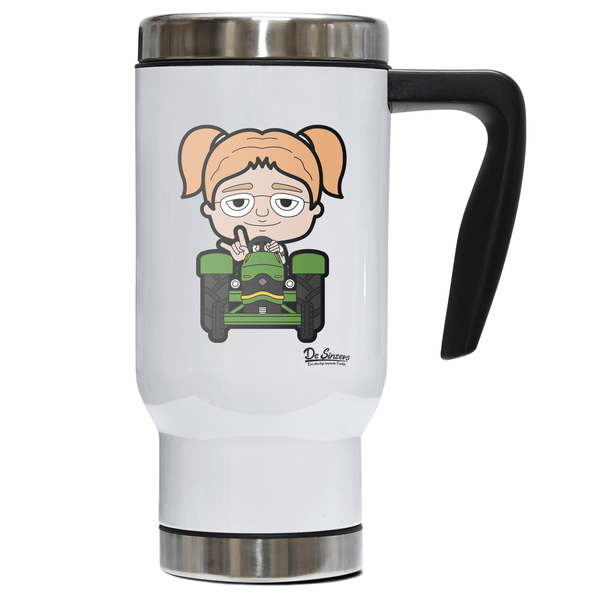 Die Jung Sinzerin Bulldog Edelstahl Thermobecher To Go 500ml Weiss Kindlwand Front