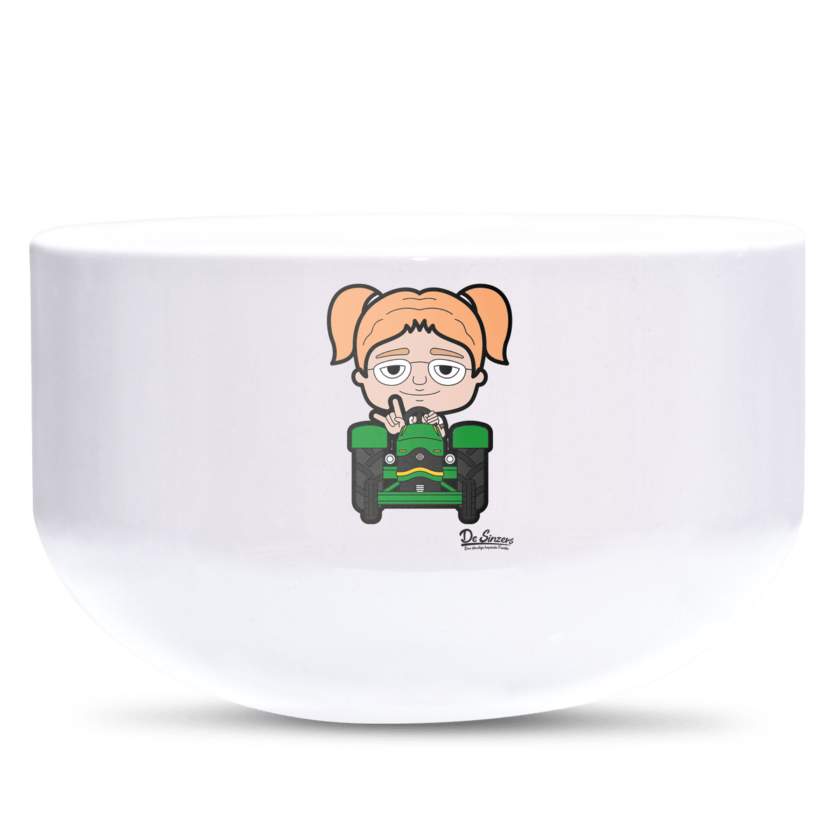 Die Jung Sinzerin Bulldog Keramik Mueslischale Weiss 600ml Staffelberg Front