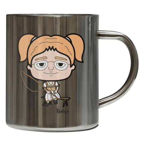 Die Jung Sinzerin Goasslschnoizer Edelstahl Kaffeetasse 400ml Grosser Arber Front