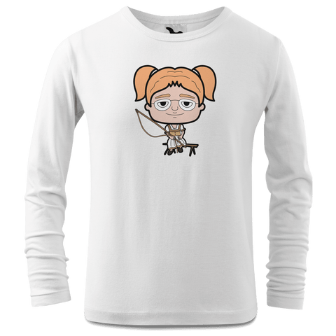 Die Jung Sinzerin Goasslschnoizer Longsleeve Kinder Weiss Westerndorf Front