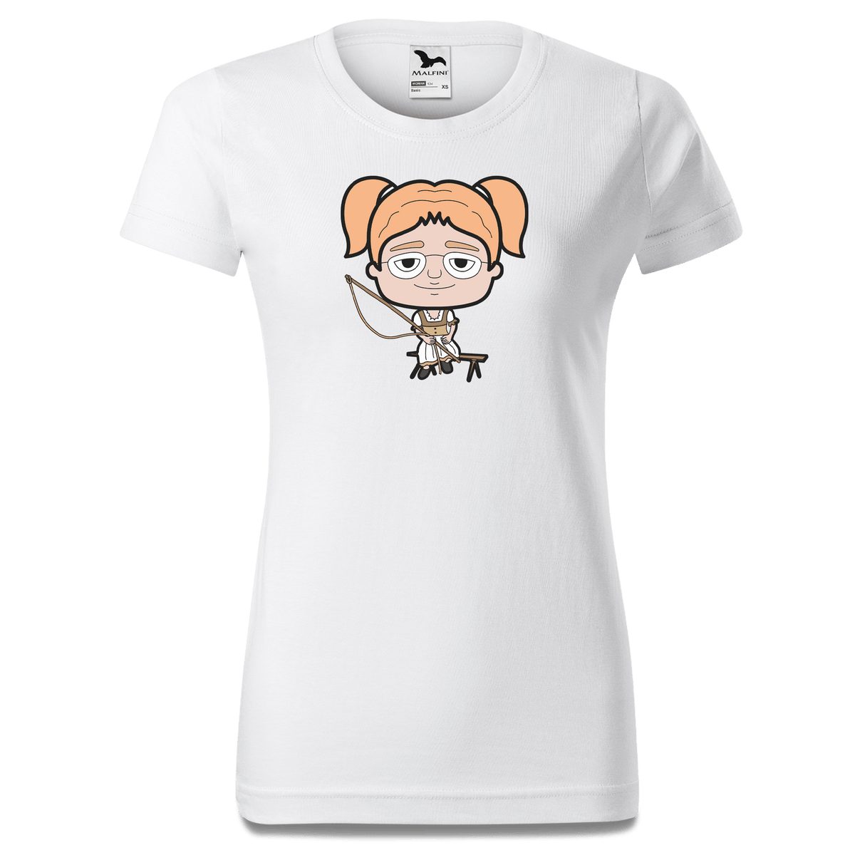Die Jung Sinzerin Goasslschnoizer T Shirt Damen Weiss Gehering Front