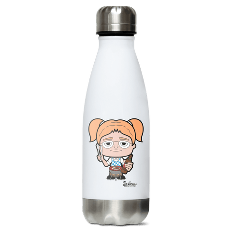 Die Jung Sinzerin Griller Edelstahl Thermoflasche 350ml Weiss Silber Kreuzspitze Front