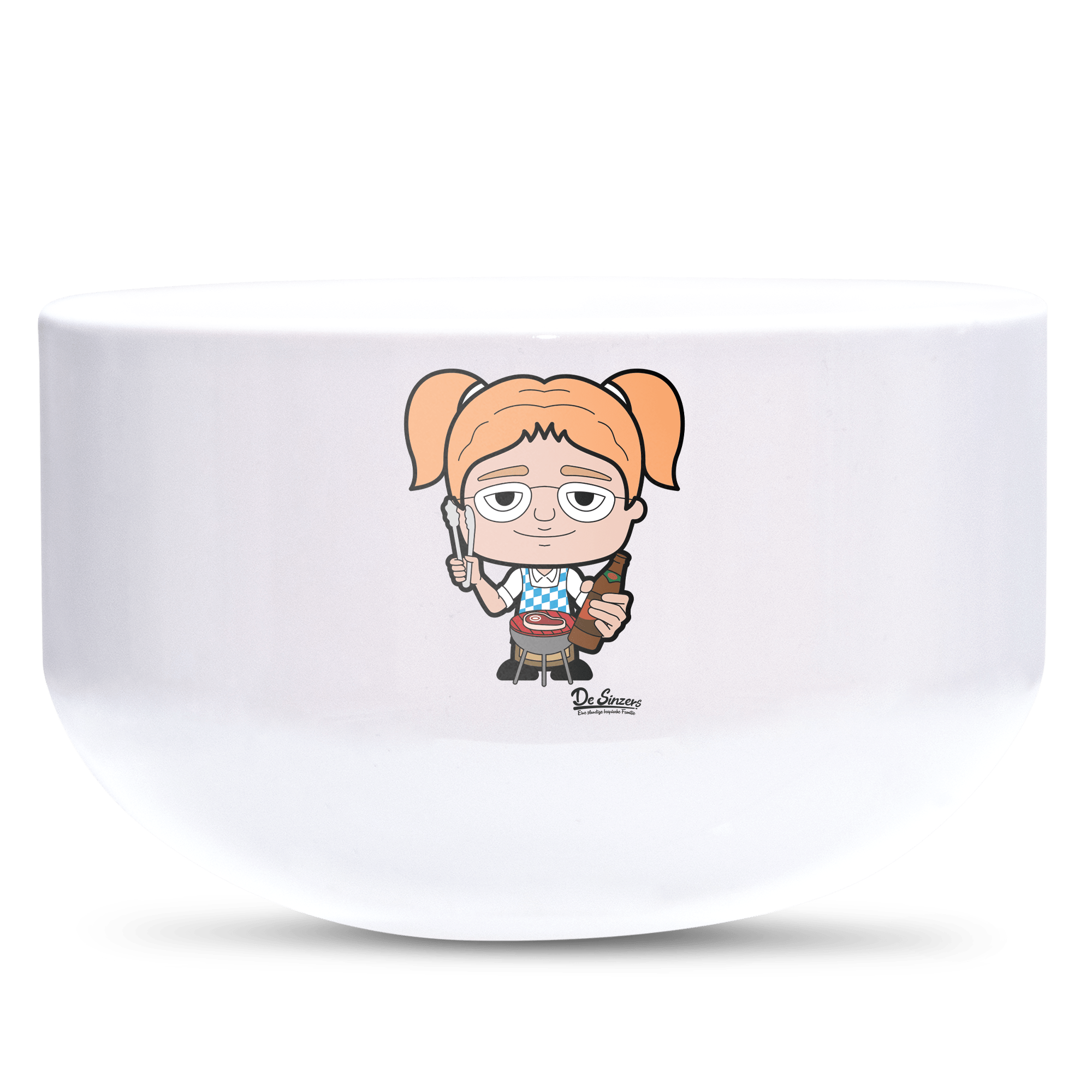 Die Jung Sinzerin Griller Keramik Mueslischale Weiss 600ml Staffelberg Front