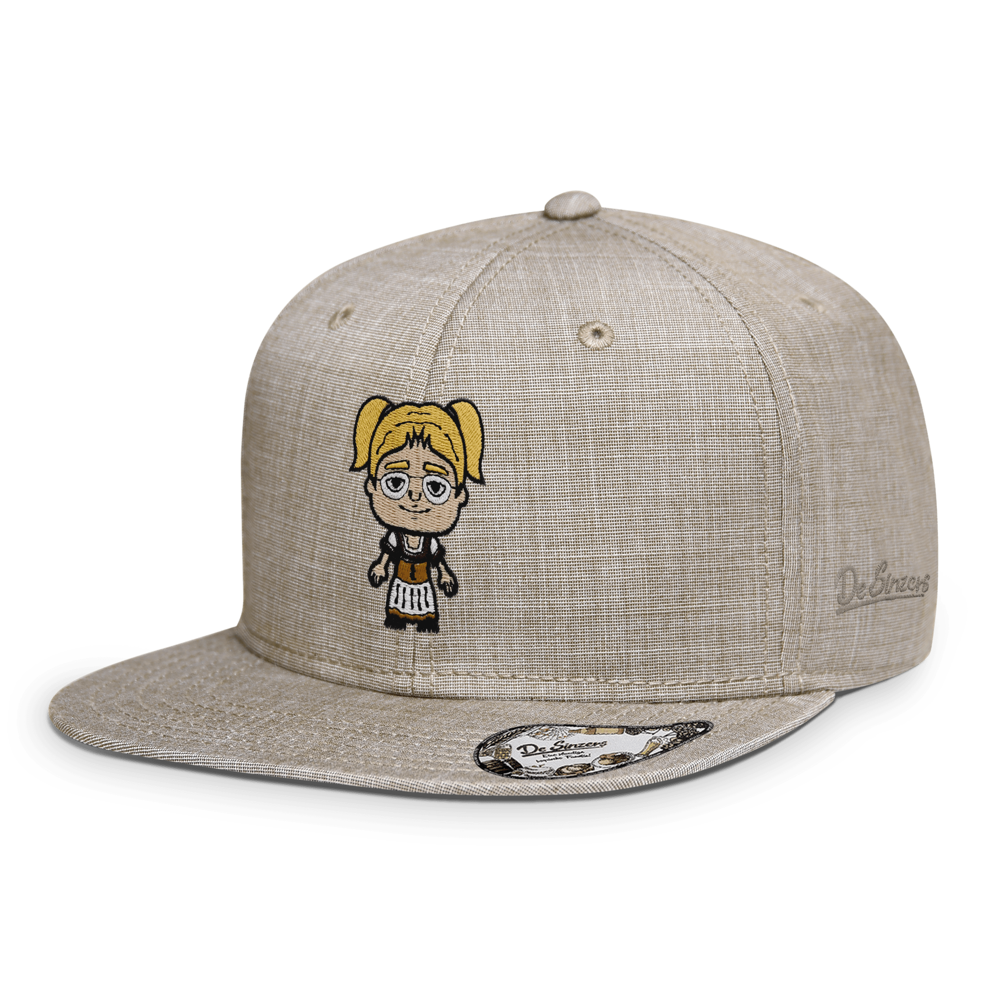 Die Jung Sinzerin Grundfiguren Cap Erwachsene Beige Meliert Eitzing Oblique