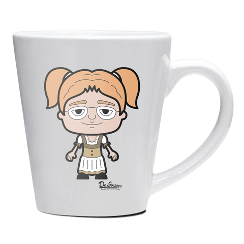 Die Jung Sinzerin Grundfiguren Keramik Kaffeetasse 200ml Weiss Herzogstand Front